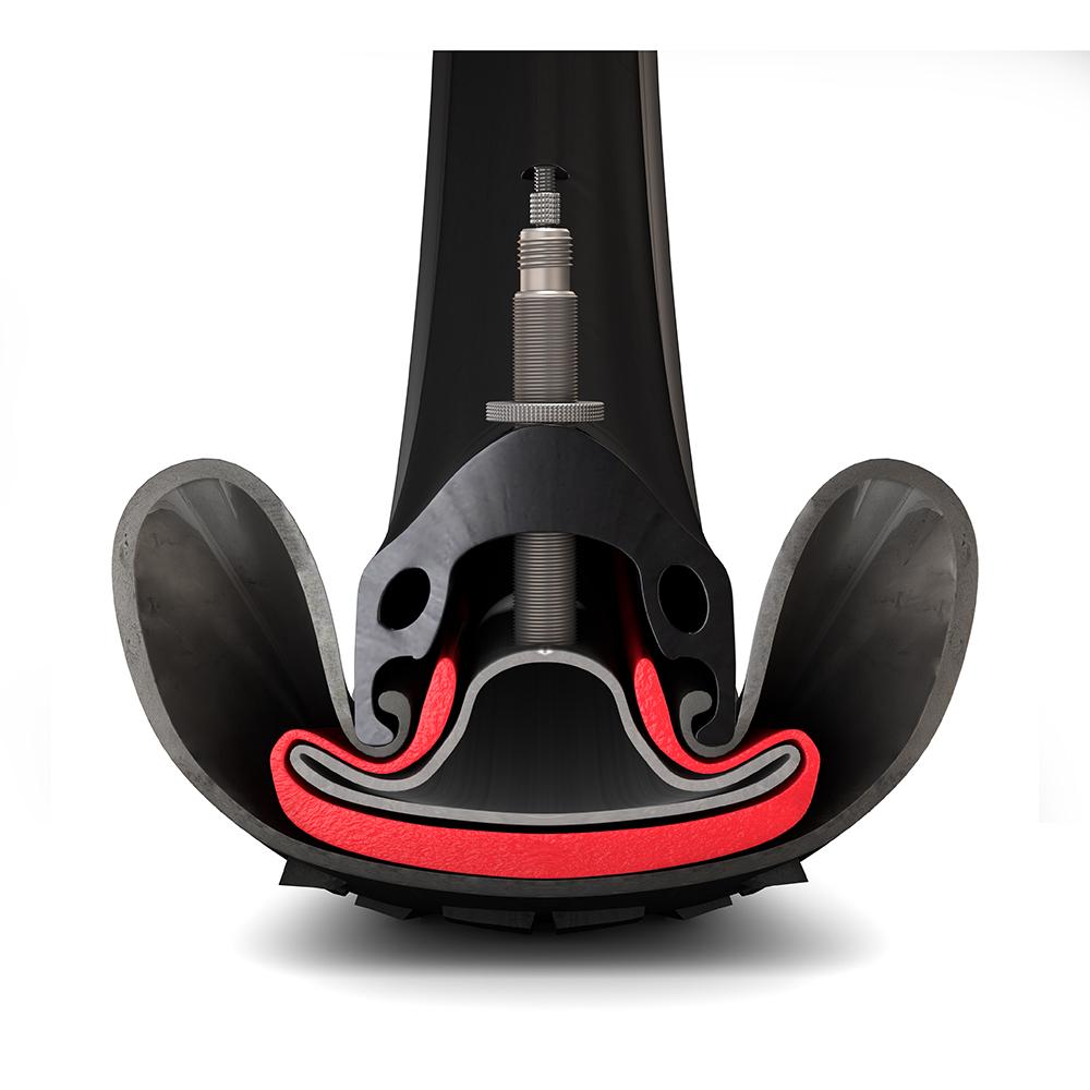 compression of tannus tire insert on quietkat bike